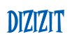 Rendering "Dizizit" using Cooper Latin