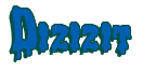 Rendering "Dizizit" using Drippy Goo