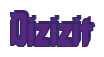 Rendering "Dizizit" using Callimarker