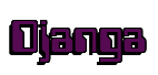 Rendering "Djanga" using Computer Font
