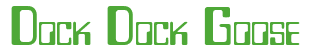 Rendering "Dock Dock Goose" using Checkbook