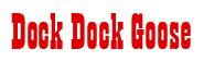 Rendering "Dock Dock Goose" using Bill Board