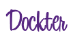 Rendering "Dockter" using Bean Sprout