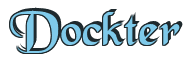 Rendering "Dockter" using Black Chancery