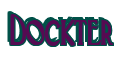 Rendering "Dockter" using Deco