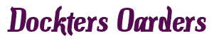 Rendering "Dockters Oarders" using Color Bar