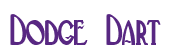 Rendering "Dodge Dart" using Deco