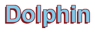 Rendering "Dolphin" using Arial Bold