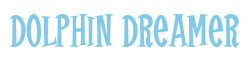 Rendering "Dolphin Dreamer" using Cooper Latin