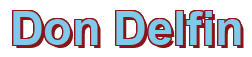 Rendering "Don Delfin" using Arial Bold