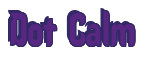 Rendering "Dot Calm" using Callimarker