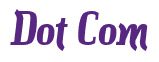Rendering "Dot Com" using Color Bar