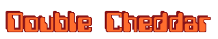 Rendering "Double Cheddar" using Computer Font