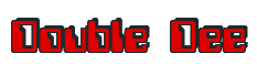 Rendering "Double Dee" using Computer Font