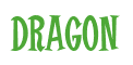 Rendering "Dragon" using Cooper Latin