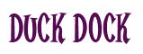 Rendering "Duck Dock" using Cooper Latin