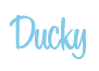 Rendering "Ducky" using Bean Sprout