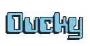 Rendering "Ducky" using Computer Font