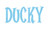 Rendering "Ducky" using Cooper Latin