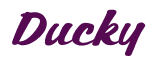 Rendering "Ducky" using Casual Script