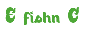 Rendering "E fishn C" using Candy Store
