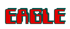 Rendering "EAGLE" using Computer Font
