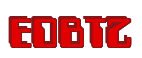 Rendering "EDBTZ" using Computer Font