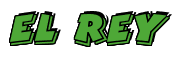 Rendering "EL REY" using Comic Strip