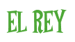 Rendering "EL REY" using Cooper Latin