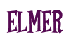 Rendering "ELMER" using Cooper Latin