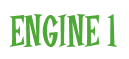 Rendering "ENGINE 1" using Cooper Latin