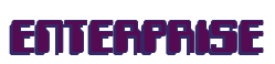 Rendering "ENTERPRISE" using Computer Font