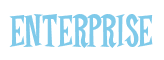 Rendering "ENTERPRISE" using Cooper Latin