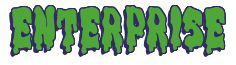 Rendering "ENTERPRISE" using Drippy Goo