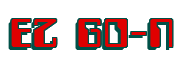 Rendering "EZ GO-N" using Computer Font
