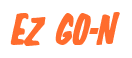 Rendering "EZ GO-N" using Big Nib