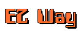 Rendering "EZ Way" using Computer Font