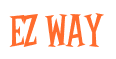 Rendering "EZ Way" using Cooper Latin