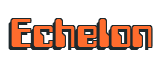 Rendering "Echelon" using Computer Font
