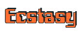 Rendering "Ecstasy" using Computer Font