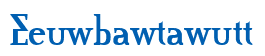 Rendering "Eeuwbawtawutt" using Credit River