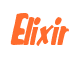 Rendering "Elixir" using Big Nib