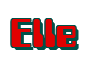 Rendering "Elle" using Computer Font