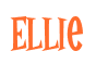 Rendering "Ellie" using Cooper Latin