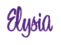 Rendering "Elysia" using Bean Sprout