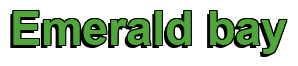 Rendering "Emerald bay" using Arial Bold