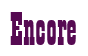 Rendering "Encore" using Bill Board