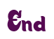 Rendering "End" using Candy Store