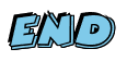 Rendering "End" using Comic Strip