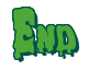 Rendering "End" using Drippy Goo